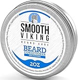 Beard Conditioner for Men - Natural Wax Conditioning Softener that Soothes Itching - Use With Beard Oil and Balm for Best Results and Growth - Argan Oil, Shea Butter and Beeswax - 2 OZ - Smooth Viking