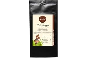 Ostergeschenk Osterkaffee Kaffee zu Ostern - Arabica Röstkaffee mit Eierlikör Geschmack - gemahlen - 75 g von Querfee