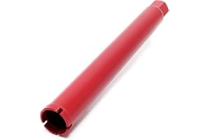 Wiltec Foret diamant pour Carotteuse Ø 51mm Métal fritté Forage à sec et Humide Chantier Carrelage Béton Trépan Couronne Diamant