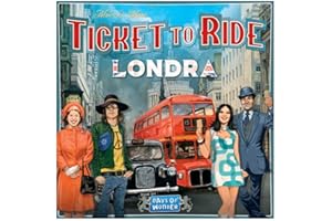 Asmodee - Ticket to Ride Londra - Gioco da Tavolo Veloce e Divertente per Famiglie e Amici - Completa con Mappa, Autobus, Carte e Biglietti - 2-4 Giocatori, 8+ Anni, 10-15 minuti, Edizione in Italiano