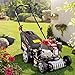 Produktbild BRAST Benzin Rasenmäher incl. Selbstantrieb 2,0kW (2,7PS) Motormäher Mäher Benzinmäher Trimmer kugelgelagerte Big-Wheeler-Räder Stahlblechgehäuse Easy Clean 40cm Schnittbreite
