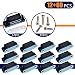 Produktbild Coardor Magnetschnäpper 12 Stück Schrank Türmagnet Magnet-Schnapper Möbelmagnet Türverschluss 6kg Haltemagnet Magnetverschluss Schnäpper mit 60stk Schrauben Schwarz