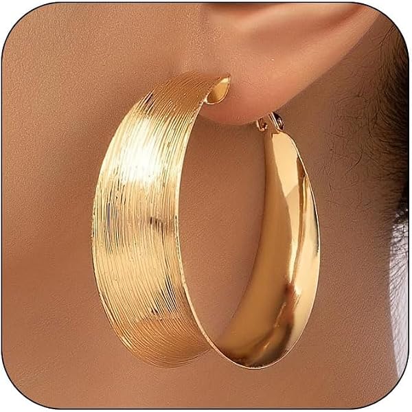 Boucles D'Oreilles Pendantes Horloge De Porte Plaqué Or - Bijoux Élégants Pour Femmes, Filles, Cadeau Anniversaire Noël Saint-Valentin