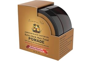 Sunny Isle, Pomada de aceite de ricino negro jamaicano extra oscuro de 118 ml (118 ml)