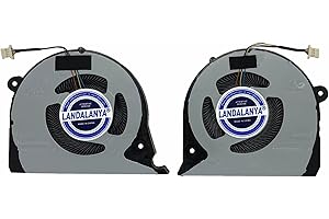Landalanya Replacement New CPU+GPU Cooling Fan for Dell Inspiron 15 7577 7588 G5 15 5587 G7-7588 G7-7577 Vostro 15-7580 7570 P71F P72F Series DFS2000054H0T FK0D 5.97 CFM+DFS541105FC0T FK0F 5.51 Fan