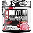 Arms Race Nutrition | ARN | Daily Pump STIM-Free Pre-Workout (20 Servings, Punch)