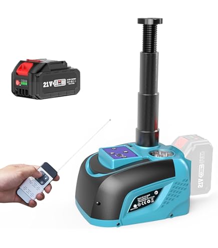 Kit Cric Idraulico Elettrico 5in1 ROGTZ 5 Tonnellate - Con Avvitatore A Percussione E Pompa Aria - Set Completo Di Emergenza Per Auto