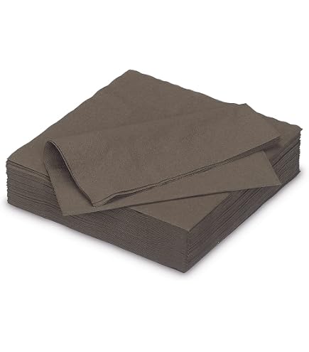 Duni Zelltuch-Servietten 3-lagig – 33 X 33 Cm, 1/4 Falz, Honey-Farbe, 250 Stück