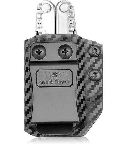 Clip And Carry Kydex Sheath Leatherman Wave, Wave Plus, Black - View #10