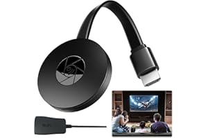 EDDRFY Wireless HDMI Display Adapter, 4K Streaming Dongle with Miracast DLNA Airplay Compatible with Android iOS Windows Mac, Low Latency Dual-Band 2.4/5GHz