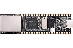 Waveshare LuckFox Pico Plus RV1103 Linux Micro Development Board Integrates ARM Cortex-A7/RISC-V MCU/NPU/ISP Processors With Ethernet Port