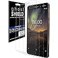 TECHGEAR [3 Pack] Screen Protectors to fit Nokia 6.1 [ghostSHIELD Edition] Genuine Reinforced Flexible TPU Screen Protector Guard Covers with Full Screen Coverage inc Curved Screen