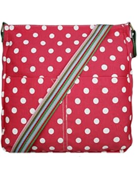 MISS LULU RETRO-STIL, EULEN, BÄUME, SCHMETTERLING, WACHSTUCH, GEPUNKTET, ODER DAMEN-SCHULTERTASCHE, MESSENGER...