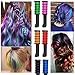 Richoose Disposable Instant Hair Color Chalk Comb Hair dye Long Lasting Temporary Shimmer Hair Color Cream for Party Fans Cosplay DIY 6PCS