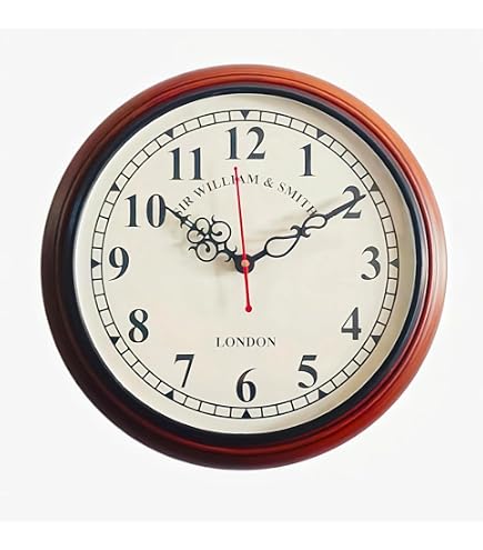 Buy Sir William & Smith Wall Clock – 12 Inch Vintage London Style