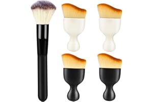 AUBESS 5 sztuk pędzli do czyszczenia wnętrza samochodu, miękki pędzel do czyszczenia samochodu, bez zarysowań do wnętrza samochodu, do konserwacji samochodu, usuwania kurzu, biura, domu, 2 style