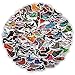 Price comparison product image Cool Sticker Pack [100-Pcs],Q-Window Vinyl Pop Art Graffiti Basketball Shoes Pattern Decals Stickers for Laptop PC Macbook Skateboard Man Chilren Snowboard Luggage Suitcase IPhone Car Bike Bumper Skate Keyboard PS4 Xbox One Bomb Reward Stickers