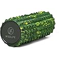 Wiselife Eco-Friendly Grid Foam Roller | Premium Eva Foam | Light Weight & Travel-Friendly Foam Roller for Relieve Muscle Tightness, Soreness & Inflammation (Green Yellow)