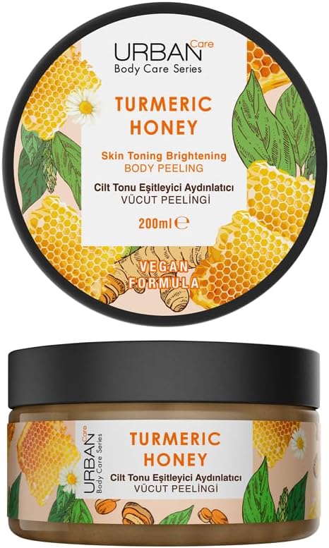 URBAN Care Turmeric Honey Cilt Tonu Eşitleyici Ve Aydınlatıcı Vücut Peelingi 200 ml- Vegan