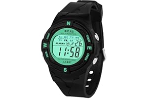 TENOCK Orologio Digitale Per Bambini, Orologio Sportivo A Led, Per Ragazzi E Ragazze, Impermeabile, 50 M, Con Cronometro, Regalo Per I Vostri Bambini Di Età 4-12