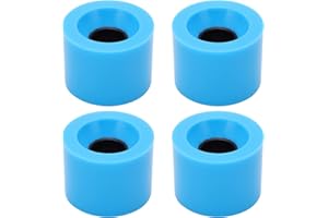Drfeify 4 Ruote per Skateboard, Ruote per Longboard Cruiser 78A Ruote di Ricambio per Skateboard Longboard da 60 Mm