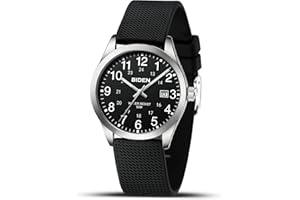 LN LENQIN Orologio Uomo Orologio Analogico al Quarzo da Uomo Orologio Impermeabile 30M Orologio Polso da Uomo Casual da Uomo d'affari di Moda Con Cinturino in Silicone Luminoso Con Data