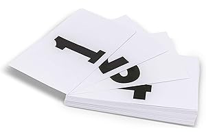 HAEST Cent numéros de dossard Solides – de 1 à 100 – de 101 à 200 – de 201 à 300 – de 301 à 400 – de 401 à 500