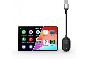 JioCarSync| Wired to Wireless Converter for Apple Carplay & Android Auto| For cars with wired Carplay &Android Auto Only| Premium Metal Body| Bluetooth 5.3| Wifi 5 Ghz|Type C dongle incl|1 Yr Warranty