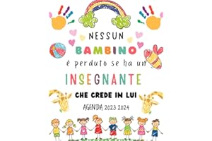 Agenda Maestra Regalo 2023/ 24: Idee regalo originali per maestra, Pianificatore Regalo maestra fine anno, diario scolastico
