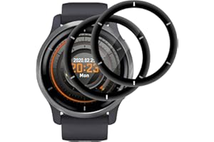 IQShield Verre Trempé pour Garmin Venu 2, Haut Définition Protection écran, Vitre Protection de Anti Rayures, 3D Couverture Complète, Sensible au Toucher, Sans Bulles- 2 Pièces