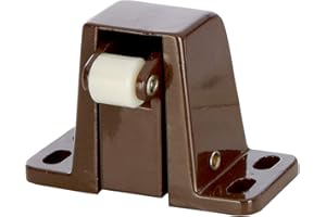 Eliga Rollverschluss Braun, Zink, Scheibe, Washer, 34 Millimeter Nuten, Split-Sperre, Edelstahl, Standard