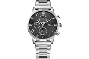 Tommy Hilfiger Multi Zifferblatt Quarz Uhr für Herren mit Edelstahlarmband oder Lederarmband