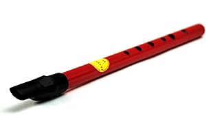 FEADOG @ 1TO1MUSIC Feadog Irish Penny Whistle - Key of D (Red)