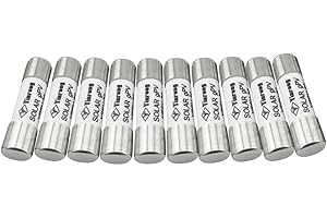 D DOLITY 10pcs Ceramica 1000 VDC Fusibile Solare Fotovoltaico a Prova di Esplosione Fusibile - 10A