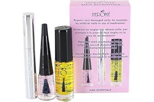 Herome - Pack Nail Essentials Rosa | Tratamiento para Uñas Post-Acrílicas y Dañadas, Post-Embarazo. Contiene 1 Endurecedor de Uñas Sensibles, 1 Aceite Reparador de Uñas, 1 Sérum para Cutícula
