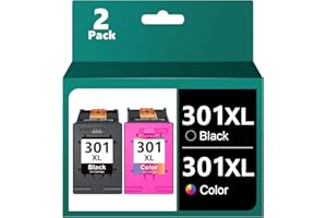 RHOMBA Cartucce 301xl 301 xl 301 per HP 301 Cartucce HP 301 Cartucce HP 301 Nero e Colore per Deskjet 1000 1010 1510 2050 2540 3050 (Nero, Colore, 2 Pack)