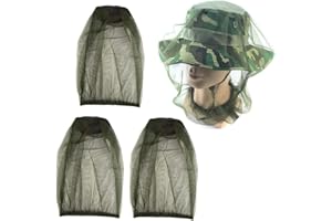 ENYACOS moskitonetz Kopf, Moskito Kopfnetz mit Tragetasche, größtes Moskito Kopfnetz, Insektenschutzhut, Weicher Mückenschutz für Alle Naturliebhaber mit Tragetasche, Keine Chemikalien