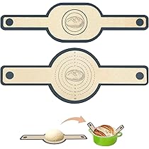 Set Cestini Lievitazione Pane Mispudin - In Lino Con Copertura Per Impasto - Foto 4