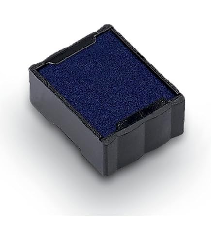 3 Cassettes Encre Bleu Trodat 6/4817 - Recharge Pour Tampons 4813, 4817A, 4817B, 4917, 4817C BL/4817D R