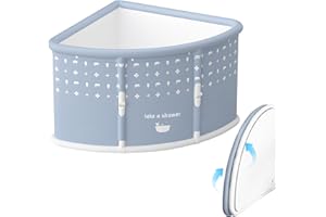 RUTAQIAN Faltbare Badewanne für Erwach und Kinder, Badewanne zum Heißes Bad, Eisbad, Spa