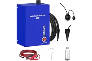 BELEY Smoke Machine Leak Detector,Smoke Tester Automotive Fuel Leak for 12V Vehicles,EVAP Vacuum Smoke machine Tester Pipe Leakage with Built-in Air Pump