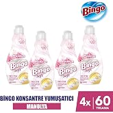 Bingo Soft Konsantre &Ccedil;amaşır Yumuşatıcısı Manolya 1440 Ml X 4 Adet