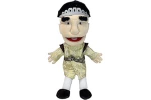 ulapithi Jeffy Puppet Plush Toy Doll, Mischievous Funny Puppets Toy With Working Mouth, Soft Stuffed Hand Puppet Prank Plush Toy, Silly Ventriloquist Hand Puppets For Kids Party Favors Gift