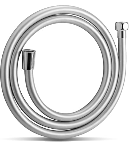 Tubo flessibile per doccia doppia aggraffatura 1/2 150 cm