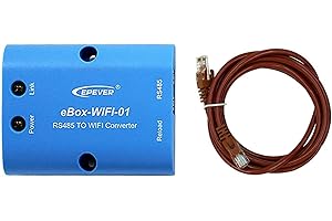 EPEVER eBox-WIFI-01 WIFI box RS485 to WIFI Bluetooth Adapter Communication Wireless Monitoring by mobile phone APP for Solar Controller Tracer AN Series Tracer-BN Series(eBox-WIFI-01)