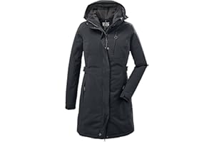 Killtec Damen Parka Funktionsparka mit abzippbarer Kapuze KOW 165 WMN PRK wasserdicht, Winddicht, atmungsaktiv