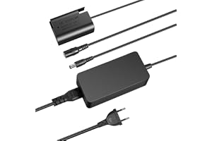 NEEWER AC Power DMW-BLK22 adapter och batteriladdare kit Dummy DC-koppling kompatibel med Panasonic Lumix GH5 II GH6 II S5II