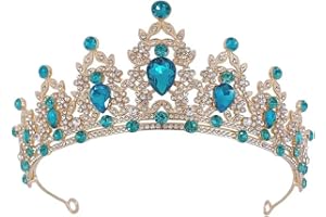 DECENTRALAND Triara di cristallo per matrimonio, matrimonio, principessa, regina, incoronazione, festa di compleanno, corona d'argento, ragazze e donne, carnevale, feste, vacanze, celebrazioni per adulti