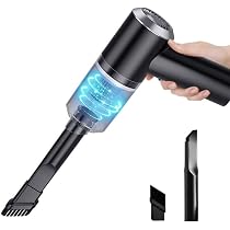 Brovamo Aspirateur Voiture, 12000PA Portable Mini Aspirateur sans Fil