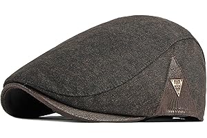 JAOAJ Boinas Hombre Gorras Plana Moda Gorra Irlandesa Beret Cap Gorra de Vendedor de Periódicos Ajustable Cabbie Sombrero de conducción Newsboy Flat Cap